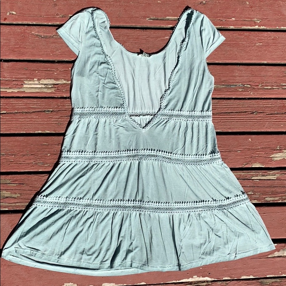 POL plunging neckline top NWOT